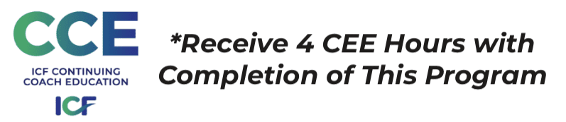 CCE ICF Continuing Coach Education